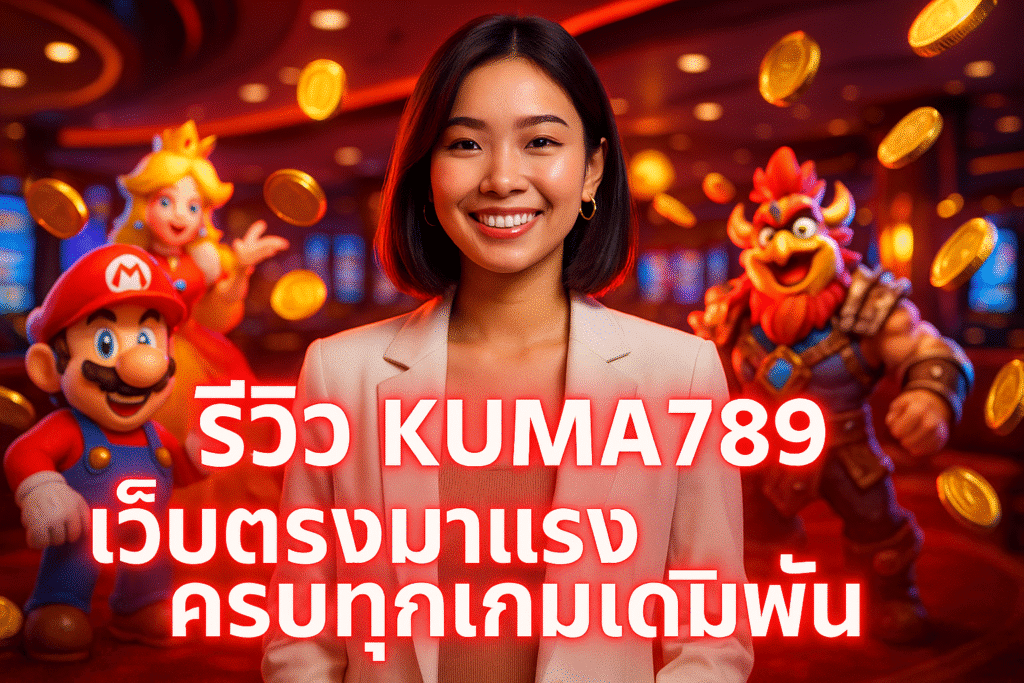 รีวิว KUMA789 เว็บตรงมาแรง ครบทุกเกมเดิมพัน